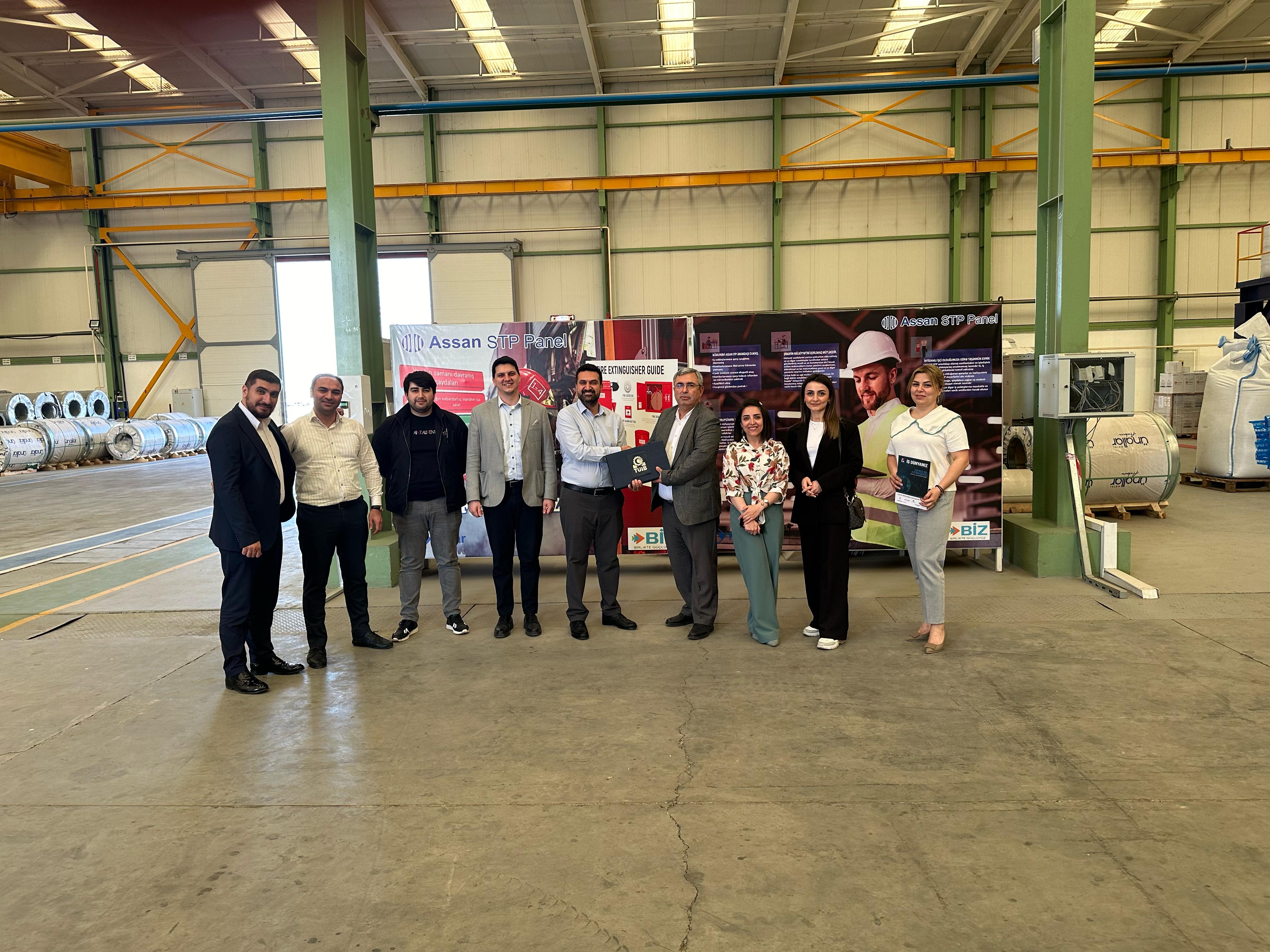 Türkiyə-Azərbaycan İş Adamları və Sənayeçiləri İctimai Birliyinin üzvü "Assan-STP Panel" MMC ziyarət edilib.